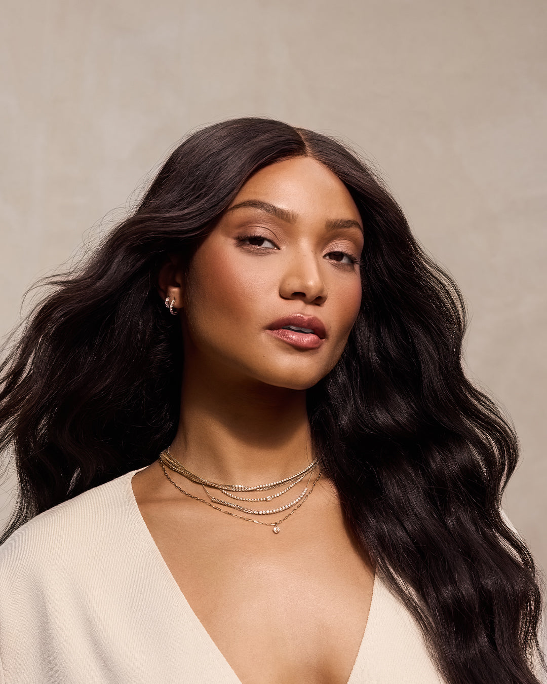 Lab Grown Diamond Halo Trio Single Huggie