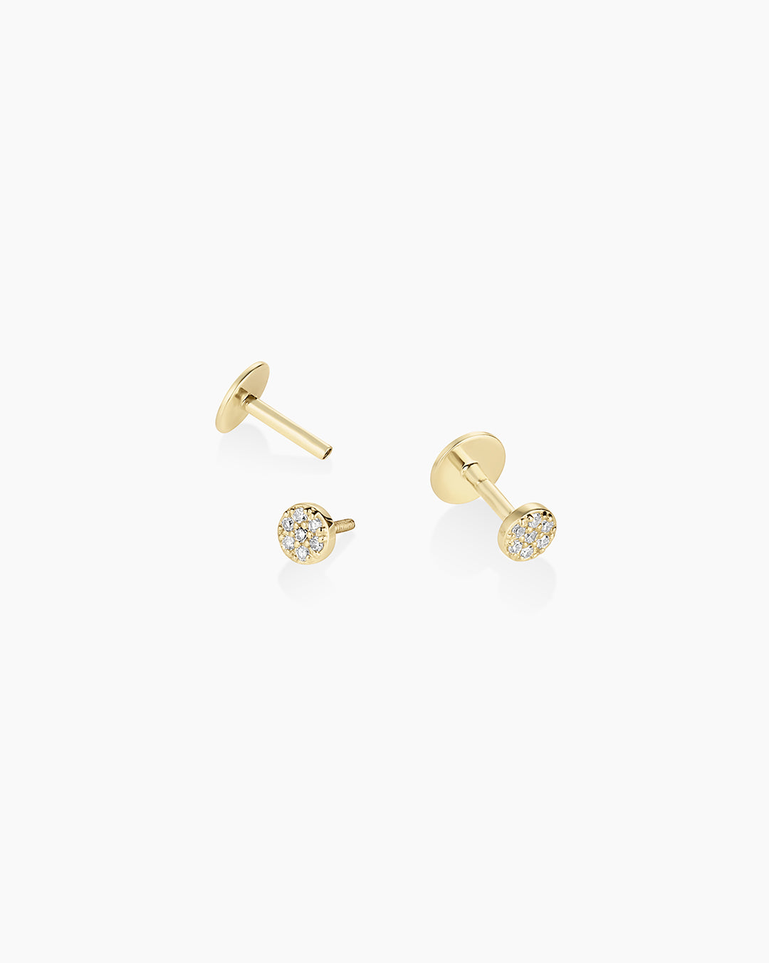 Diamond Pavé Flat Back Studs