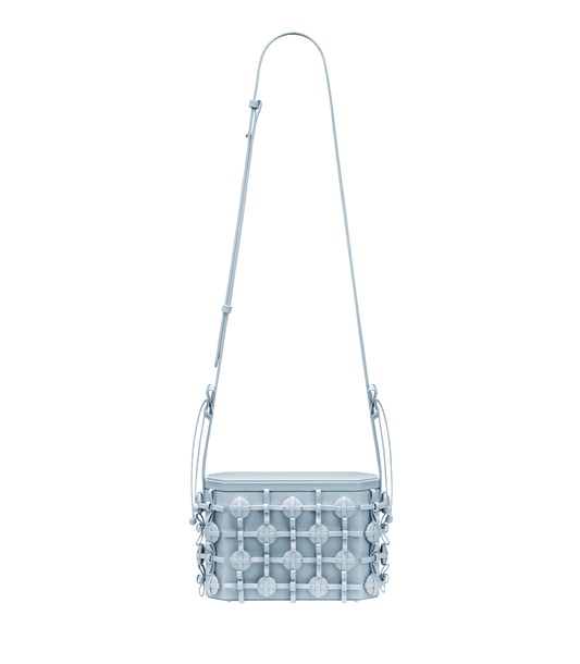 Button Bow Box - Cloud