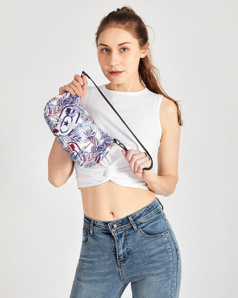 Print On Demand  - Petite Canvas Purse - "It's 5 o'clock Somewhere" (Red, White, & BOOM!)