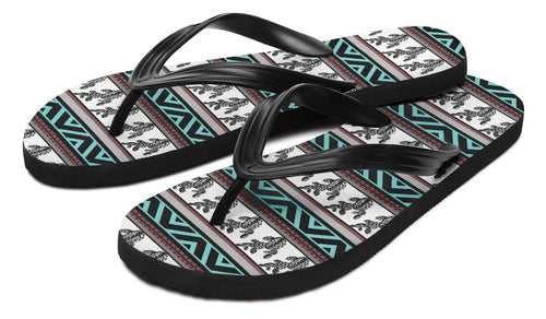 Print On Demand - Flip Flops - "Aztec Prickly Pear"