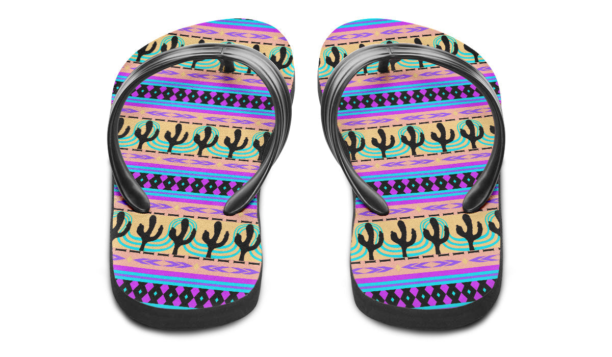 Print On Demand - Flip Flops - "Desert Oasis"