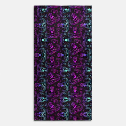Print On Demand  - Beach Towel - "EOD Ombre"(Purple/Pink/Turquoise)