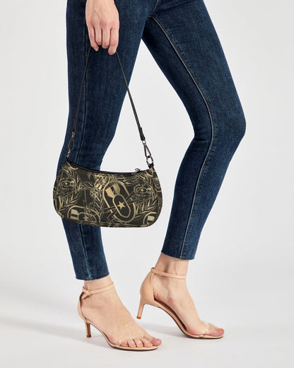 Print On Demand  - Petite Canvas Purse - "It's 5 o'clock Somewhere" (Tan)