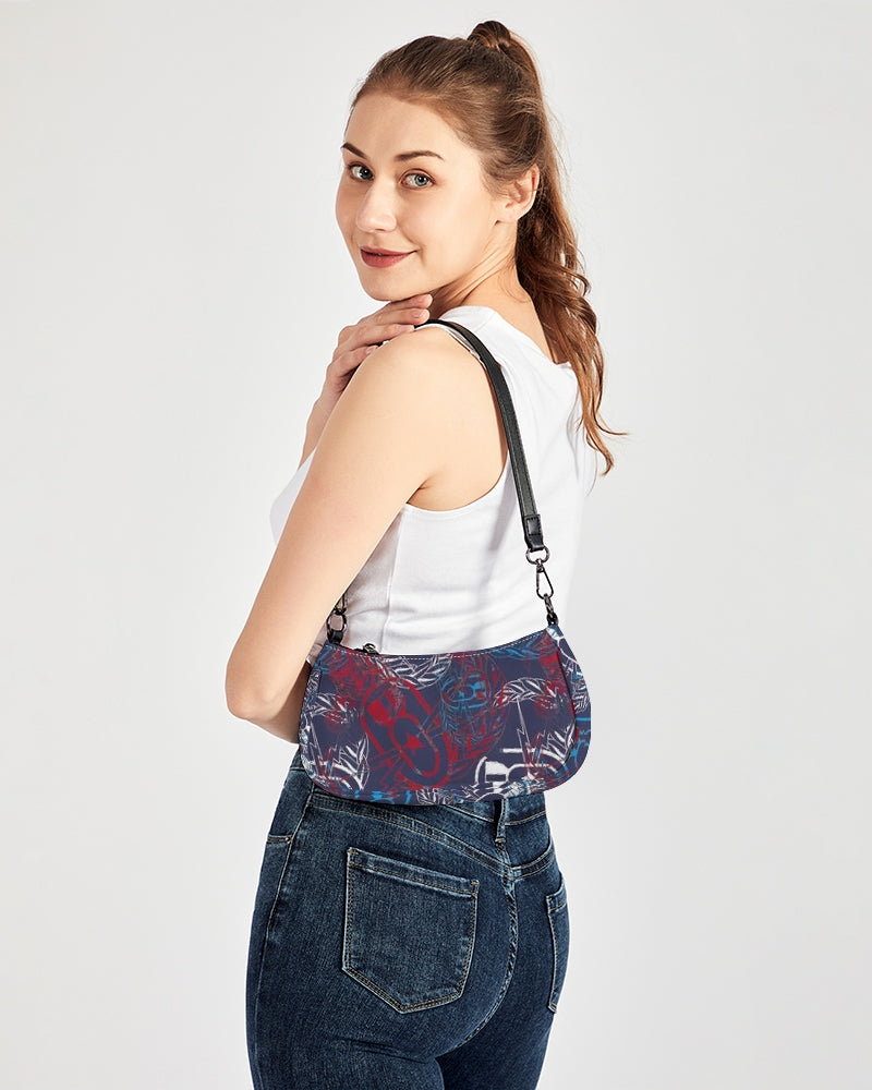 Print On Demand  - Petite Canvas Purse - "It's 5 o'clock Somewhere" (Red, White, & Blues)