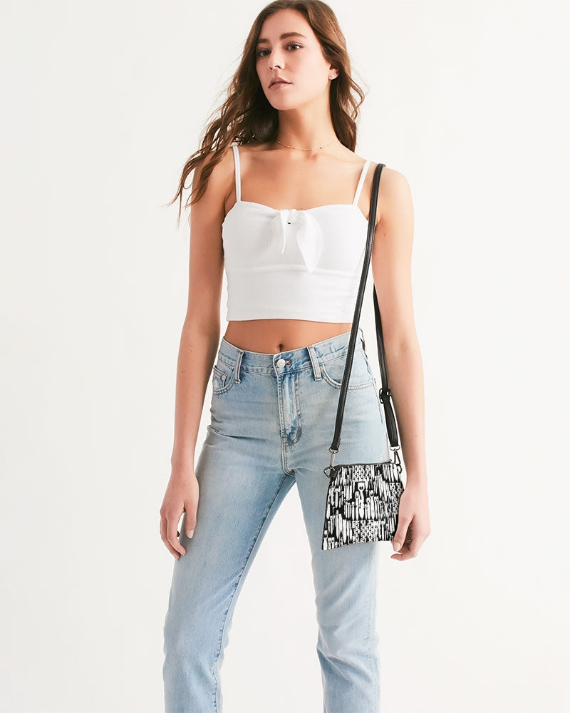 Print On Demand  - Crossbody/Wristlet - "EOD Bomb Flag" (Black & White)