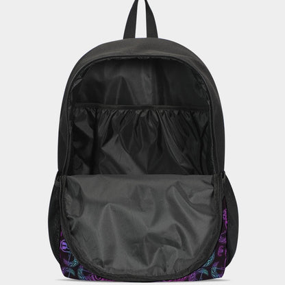 Print On Demand - Duo-Zip Backpack - "EOD BOMBre" (Pink/Purple/Teal)